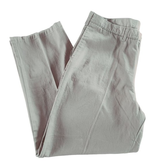 Wrangler Mens Khaki Flat Front Relaxed Fit Wrinkle Resistant Casual Pants 40 32L - Picture 11 of 14